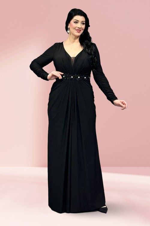 KRİSTAL  KUMAŞ VE İŞLEMELİ ABİYE